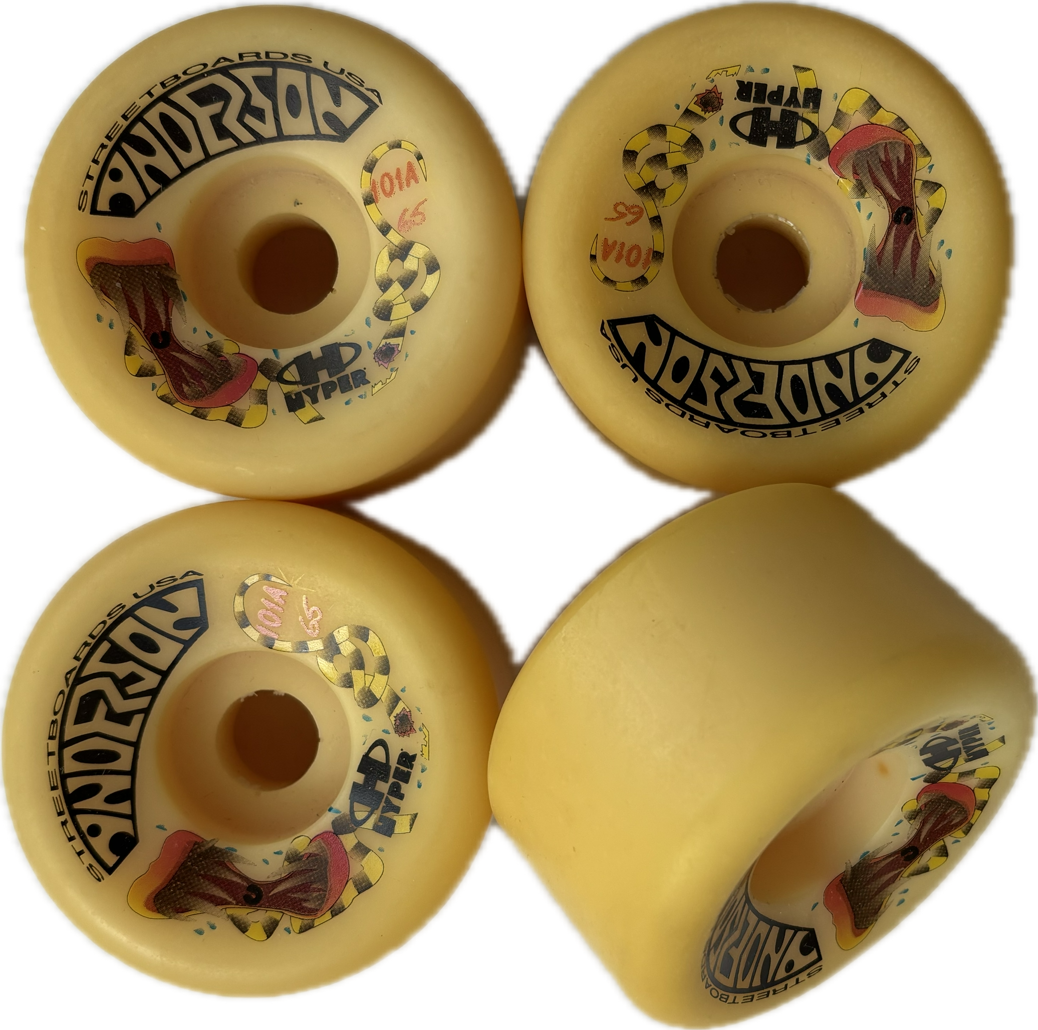 Anderson Steetboards USA 90s Original Vintage 65mm 101a Wheels NOS