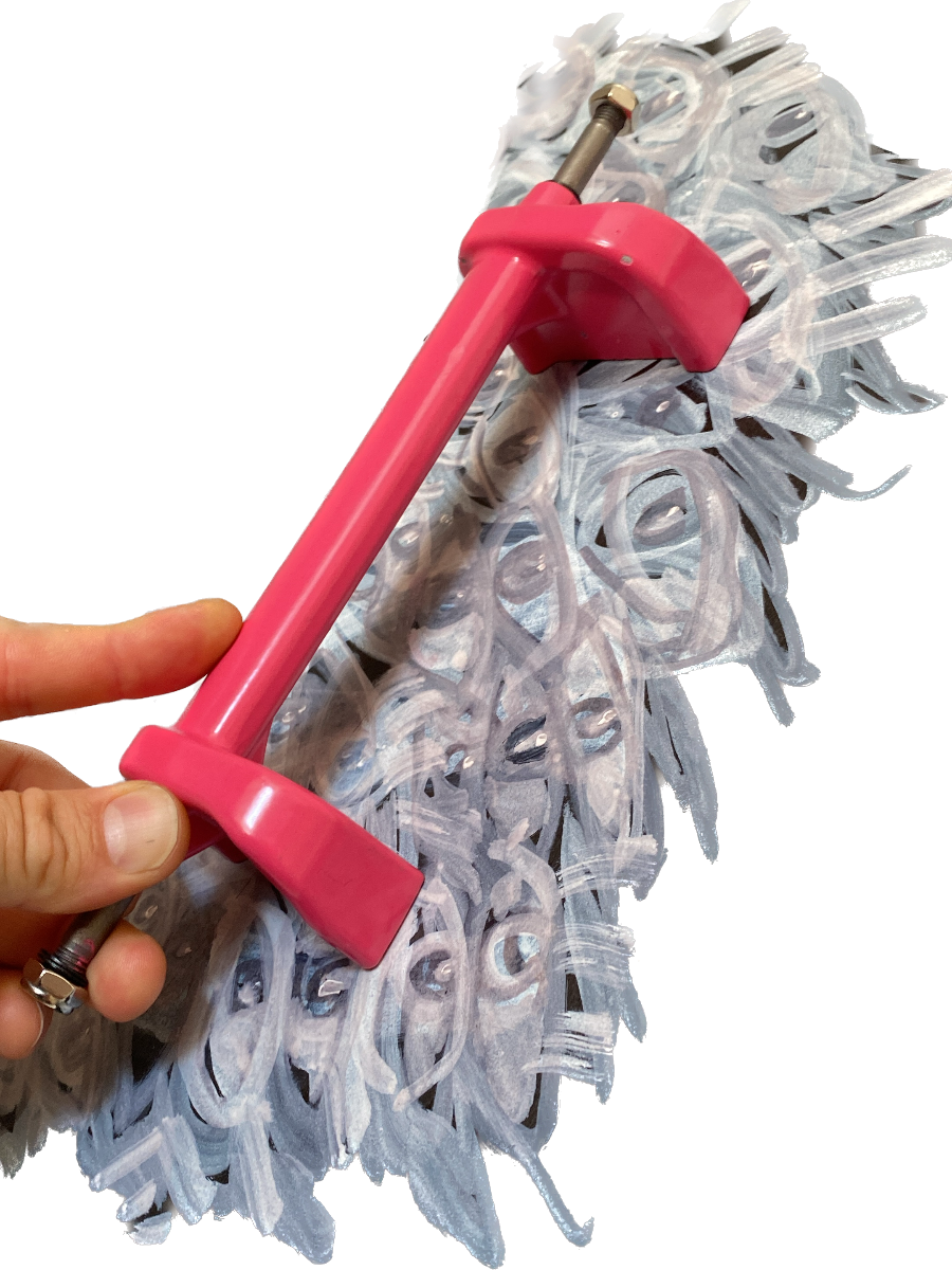 DelaVia "ViaLow" pink Streetboard Achsen