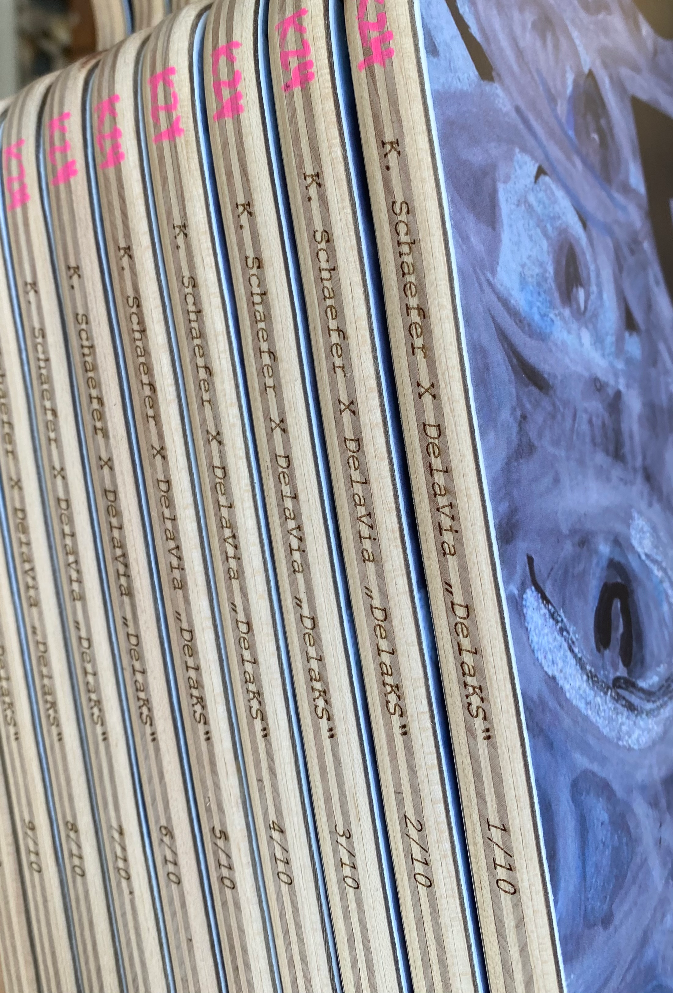 DelaVia X Kerstin Schaefer "DelaKS" Artist Collabo Streetboard Limited