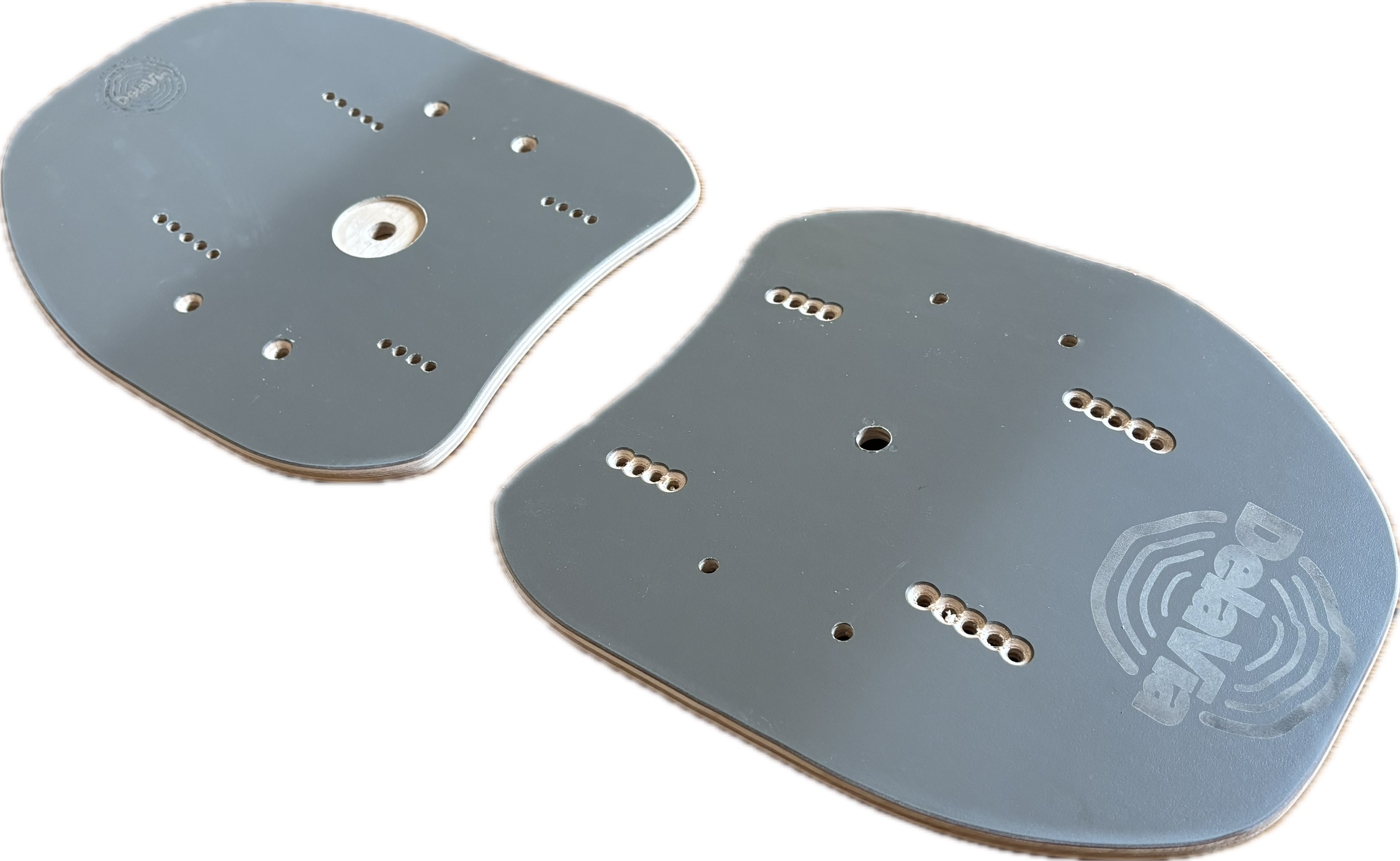 DelaVia "Ghostshape Plates grey" XL Streetboard Plates