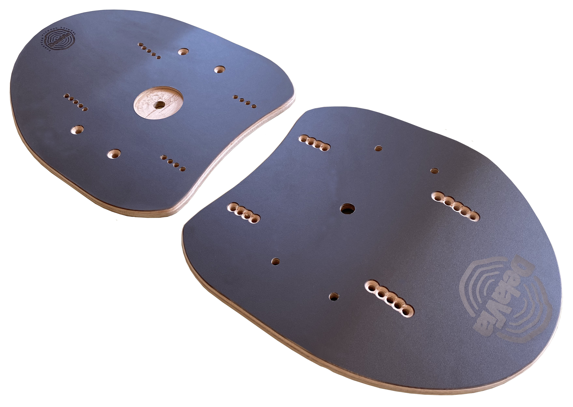 DelaVia "Mono" grey L Streetboard Plates