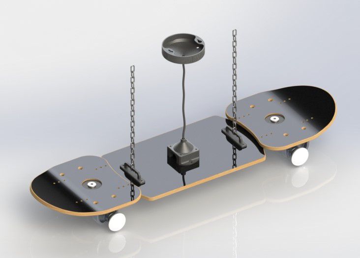 DelaVia "Stereo" LIGHT Streetboard Lampe