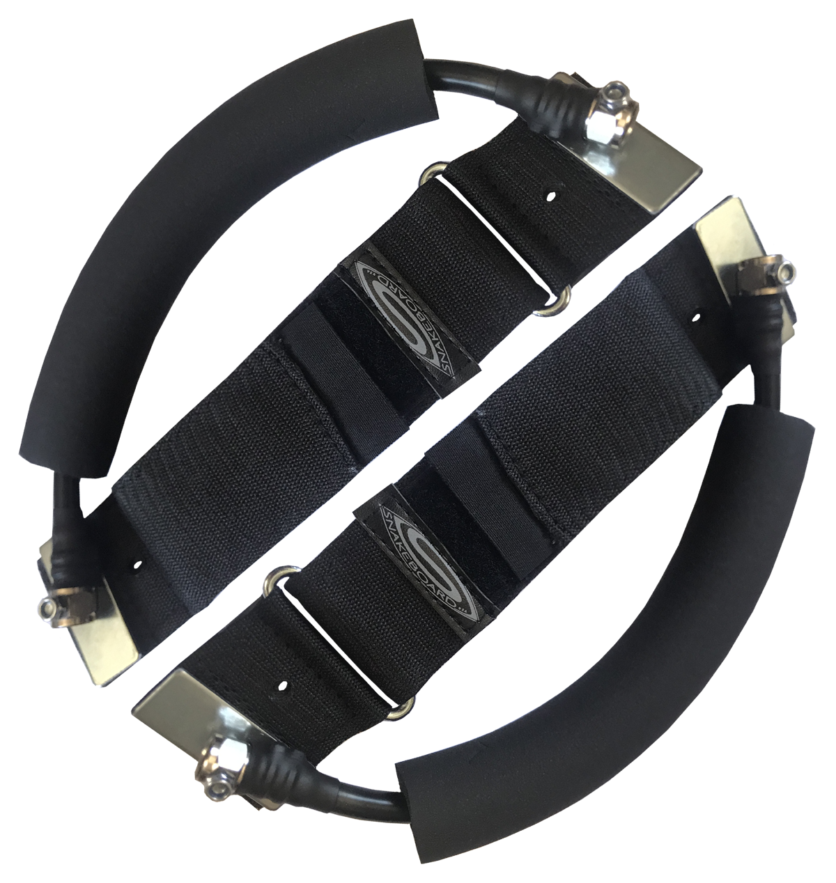 Snakeboard / Retro Bungees Bindungs Set