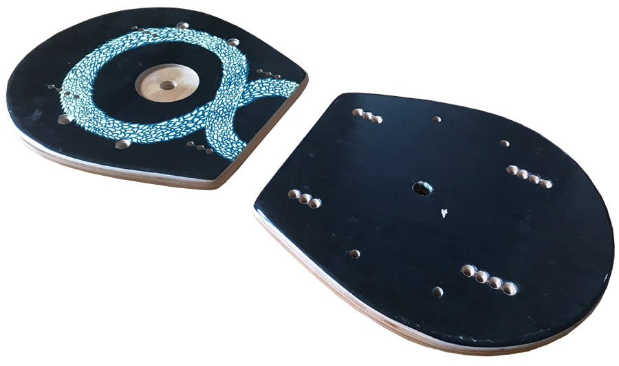 Snakeboard Streetboards Dragon Plates