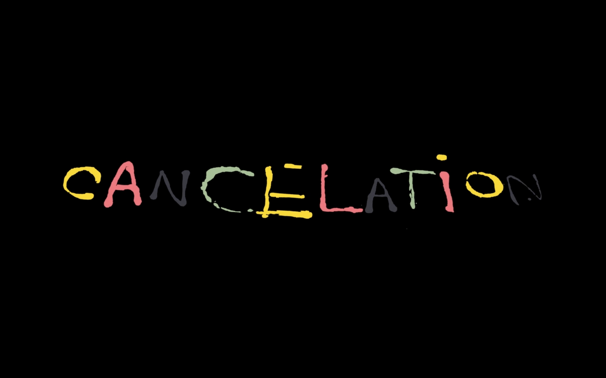 Cancelation Streetboard Movie Logo