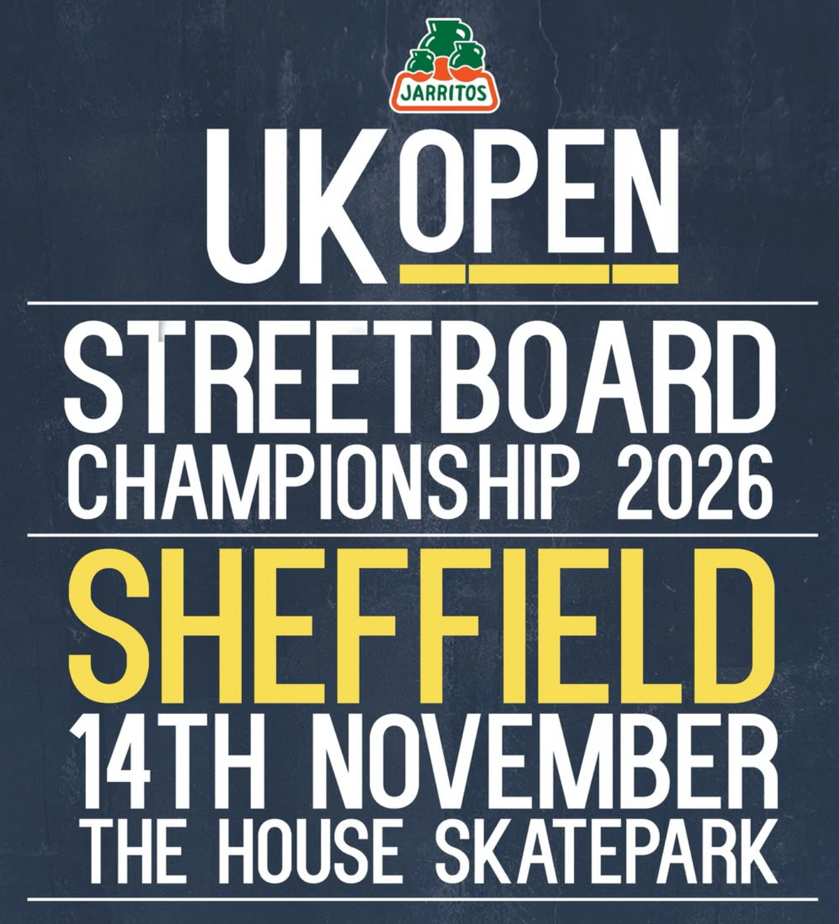 @jarritoseurope UK Open 2026 - Sheffield