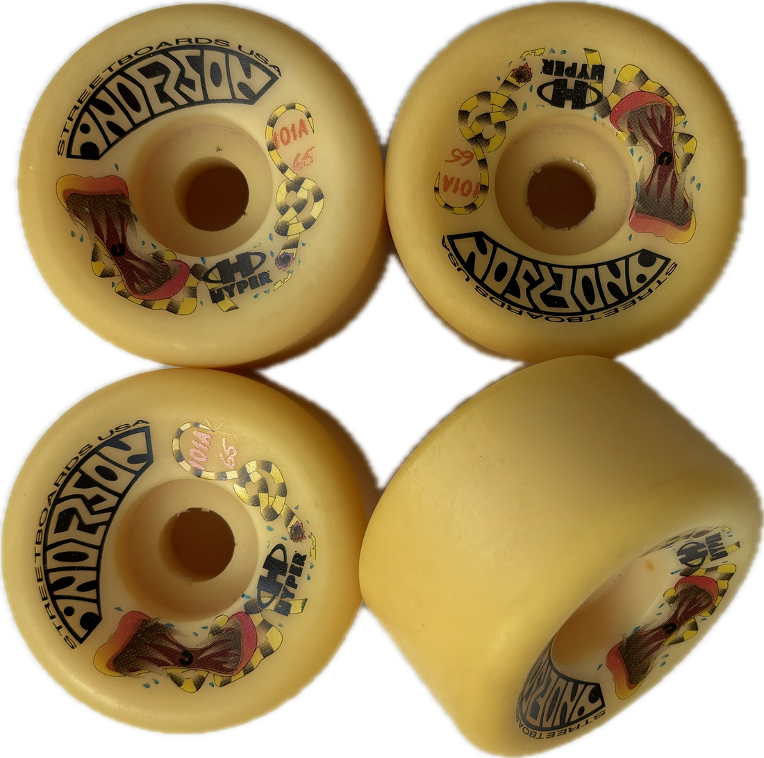 Anderson Steetboards USA 90s Original Vintage 65mm 101a Wheels NOS