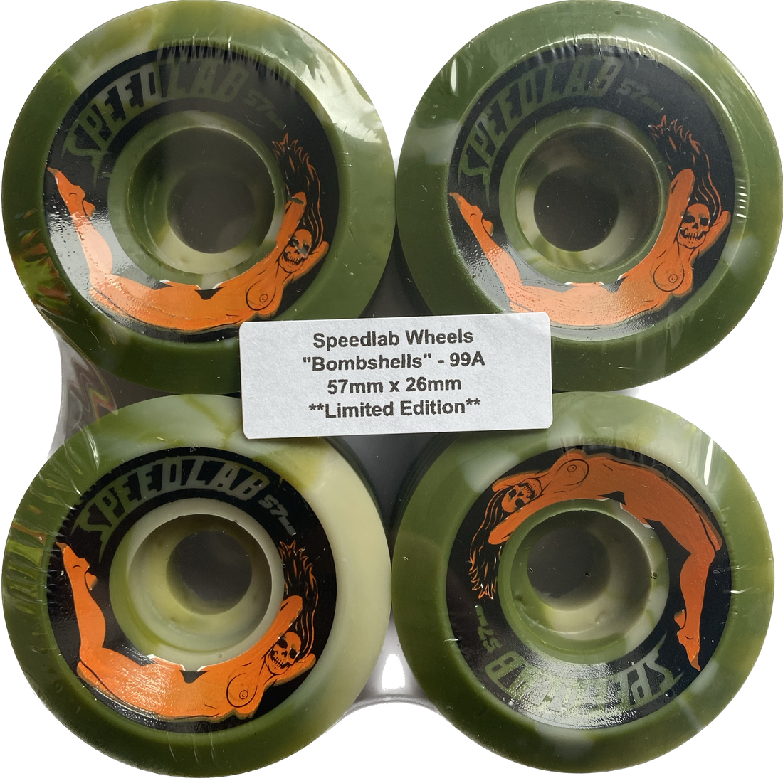 Speedlab Wheels BombShells 57mm 99A