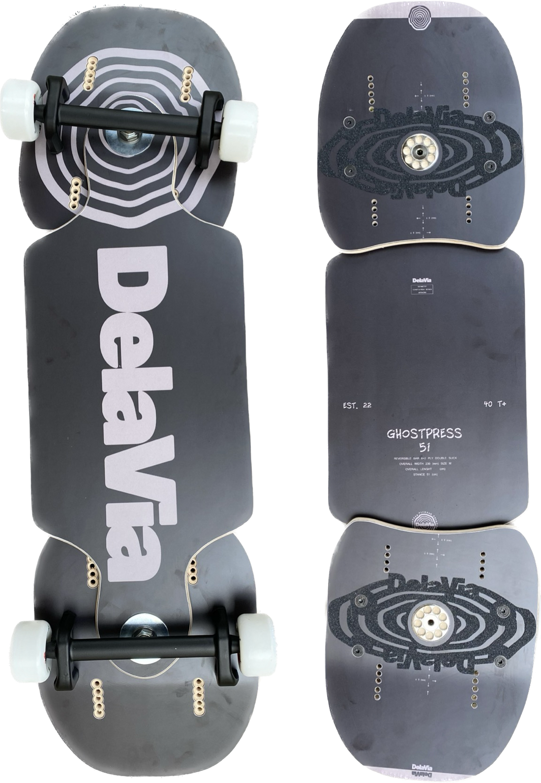 DelaVia &quot;Ghostpress Black Edition&quot; M51 Streetboard