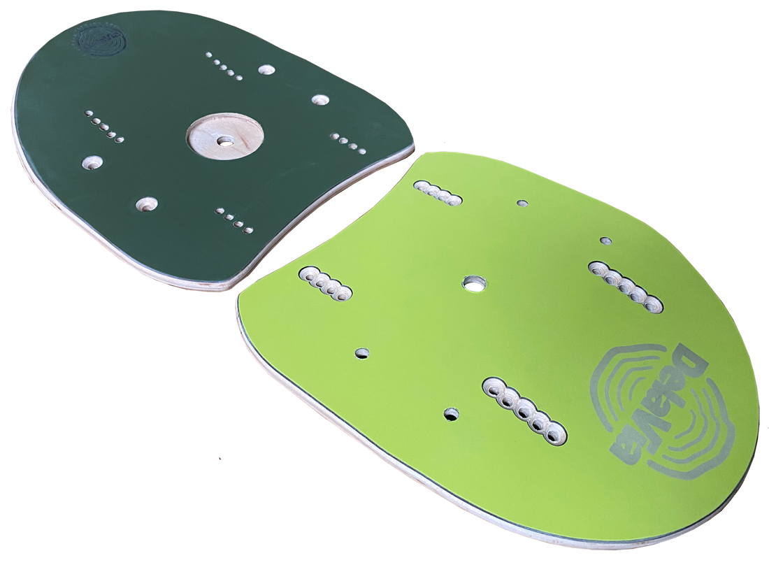 DelaVia &quot;Mono Lime&quot; S Streetboard Plates