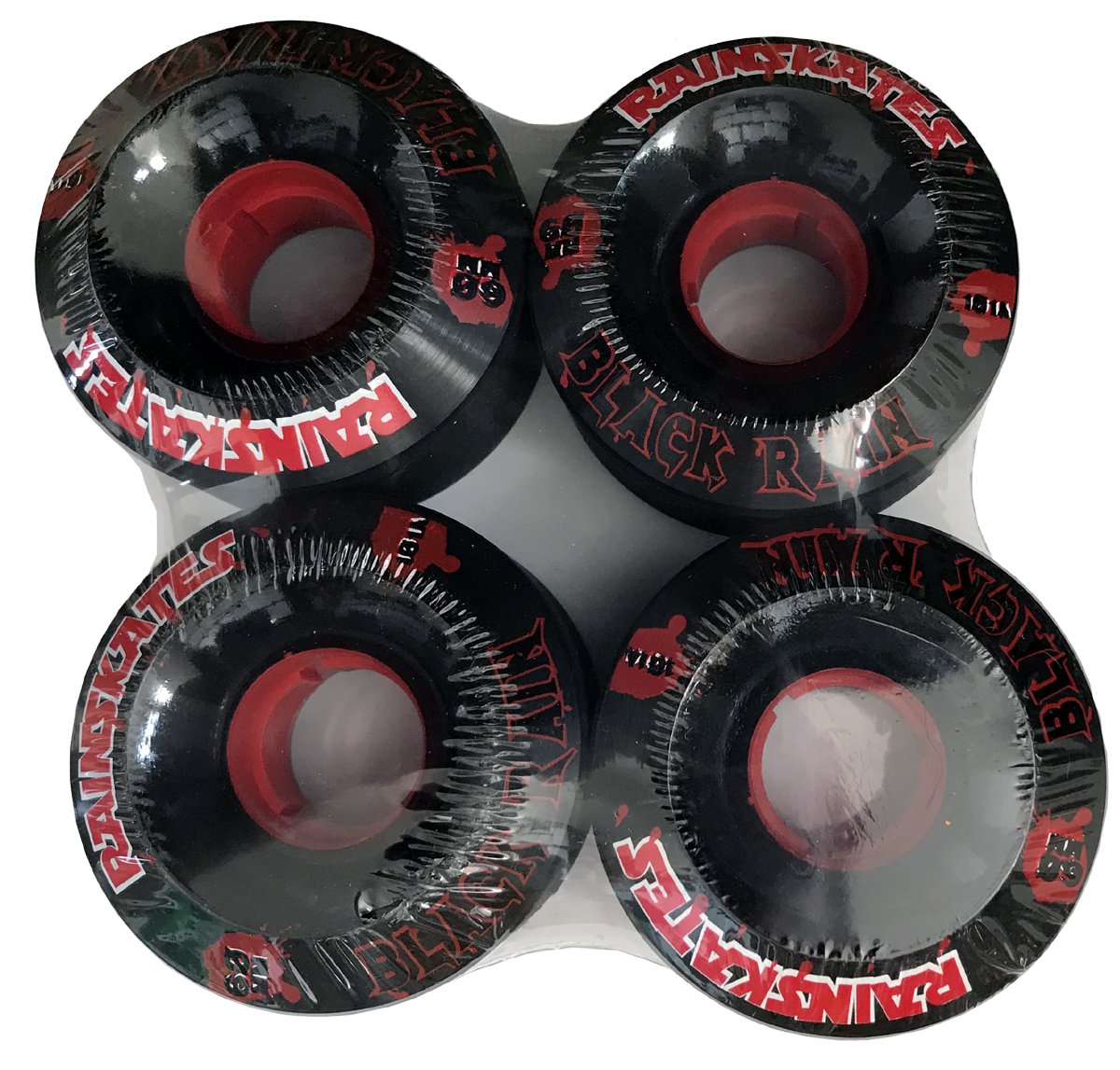 Rainskates black rain 60mm 101A