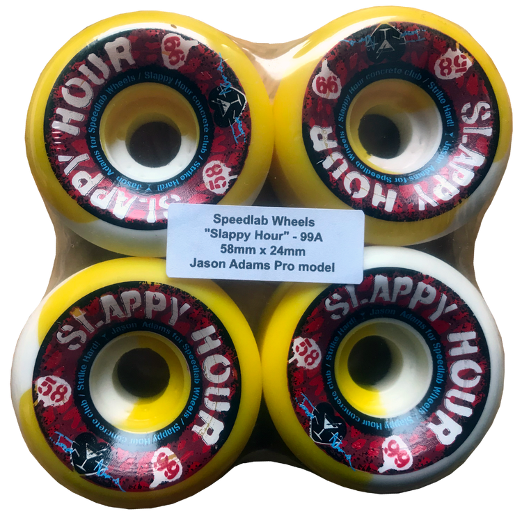 Speedlab Wheels Slappy Hour 58mm 99A – Ositos Streetboards